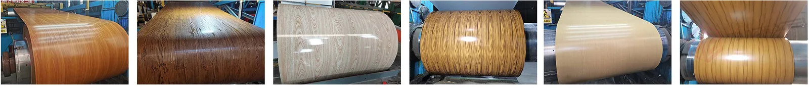 Wood Grain Color Coated Roll Coil gallery 2