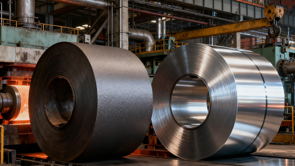 Hot Rolled vs. Cold Rolled Steel Coil: Key Differences in Manufacturing, Properties, Tolerances & Applications